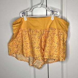 NWT Ladies Calia Kick It Up Performance athletic‎ Short inner brief XL Orange